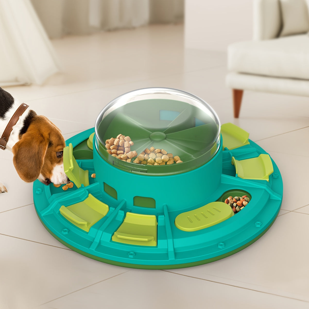Jouet interactif pour chien, casse-tête pour l'amélioration du QI et alimentation lente, adapté à toutes les tailles d'animaux, régime nutritif, non électrique, en plastique, jeu pour animaux de compagnie, produits pour animaux de compagnie