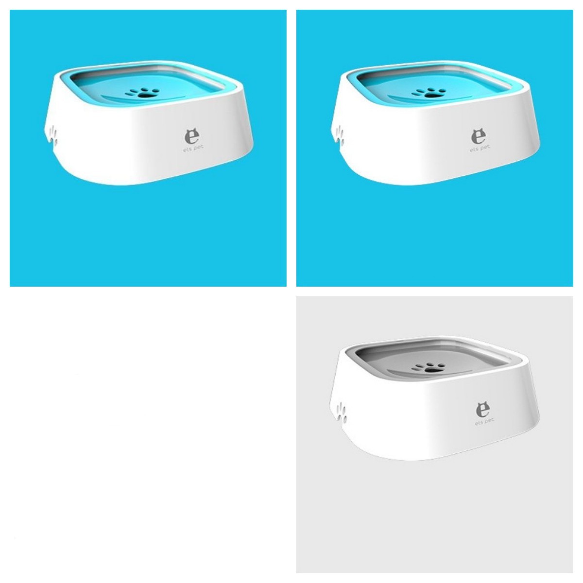 Bol à eau flottant pour chat et chien de 1,5 L, gamelle anti-éclaboussures, abreuvoir lent, fontaine pour animaux de compagnie en ABS et PP, fournitures pour chiens
