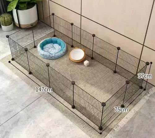 Cage de parc d'isolement intérieur pour petit chien