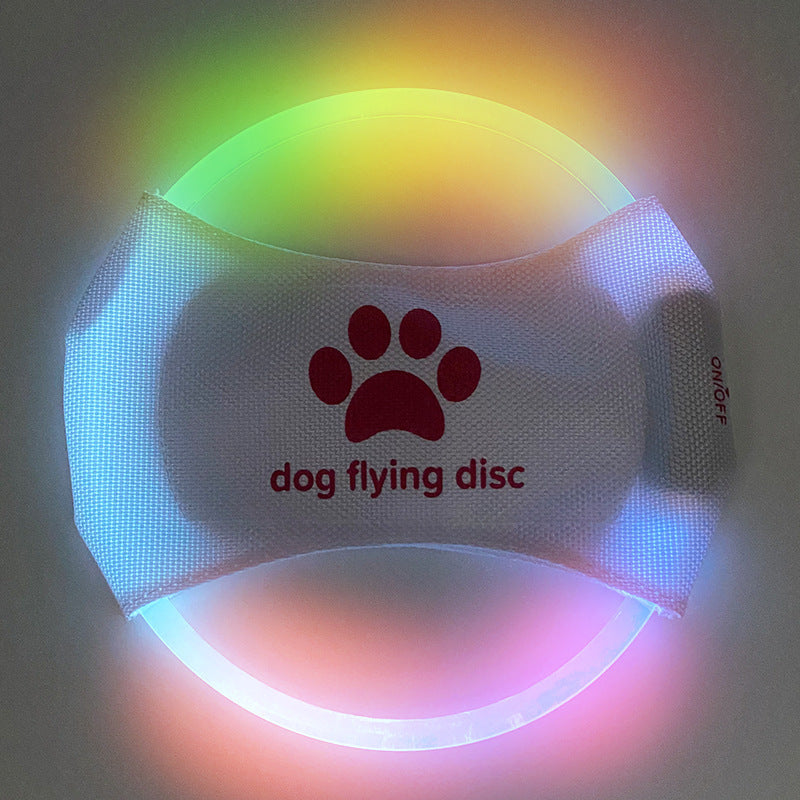 Disques volants lumineux pour chien - Jouets interactifs lumineux à LED pour l'entraînement - Accessoires pour animaux de compagnie