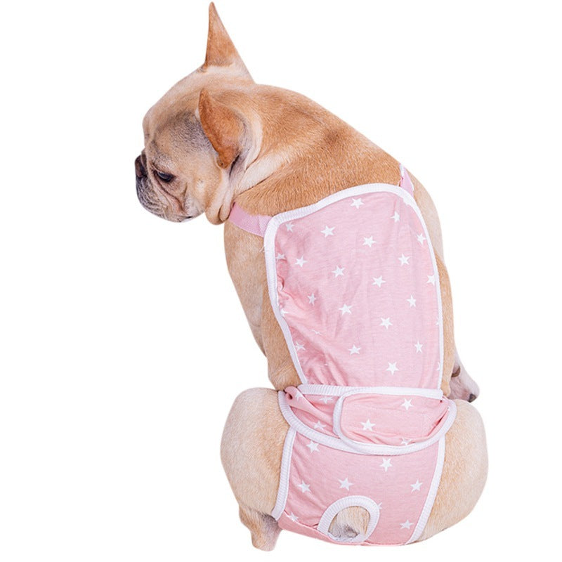French Doumu Dog Physiological Pants Female