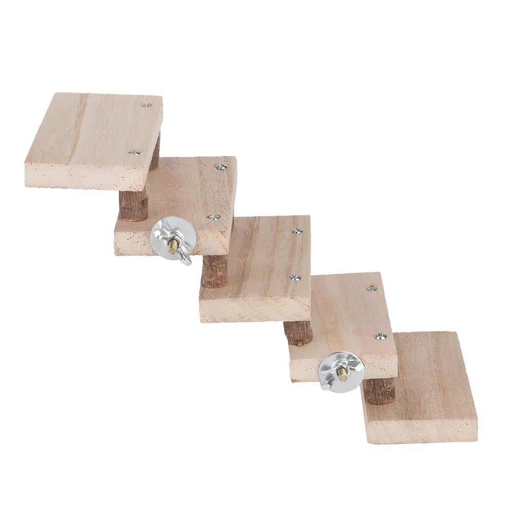 Animaux - Jouet pour animaux domestiques escalier en bois naturel