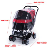 Pet Stroller Rain Cover Baby Stroller Raincoat Dog Stroller Rain Cover Wind Cover