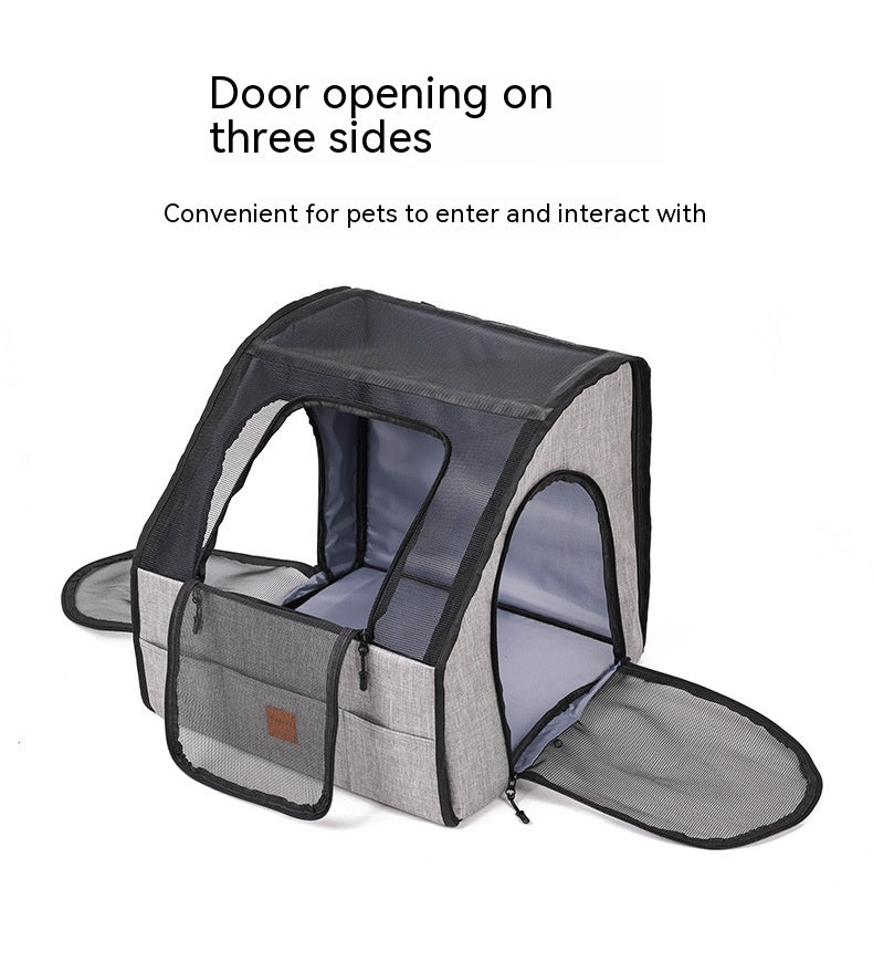 Fournitures pour animaux de compagnie, chien, cage, nid, transport portable