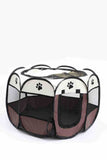 Octagonal Cage Fence Pet Cloth Tent Easy Storage Cat Nest