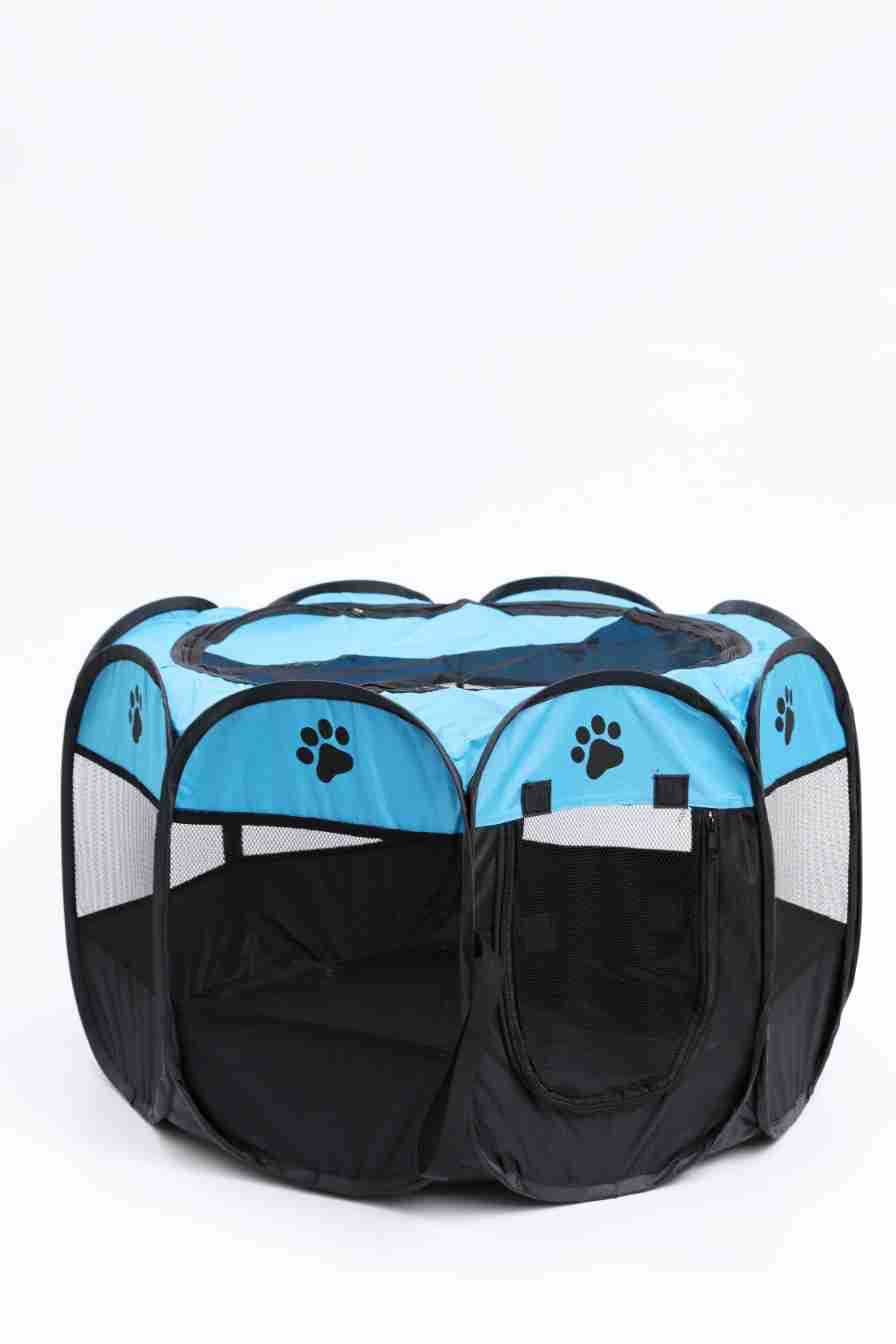 Tente en tissu octogonale pour animaux de compagnie, rangement facile, nid pour chat