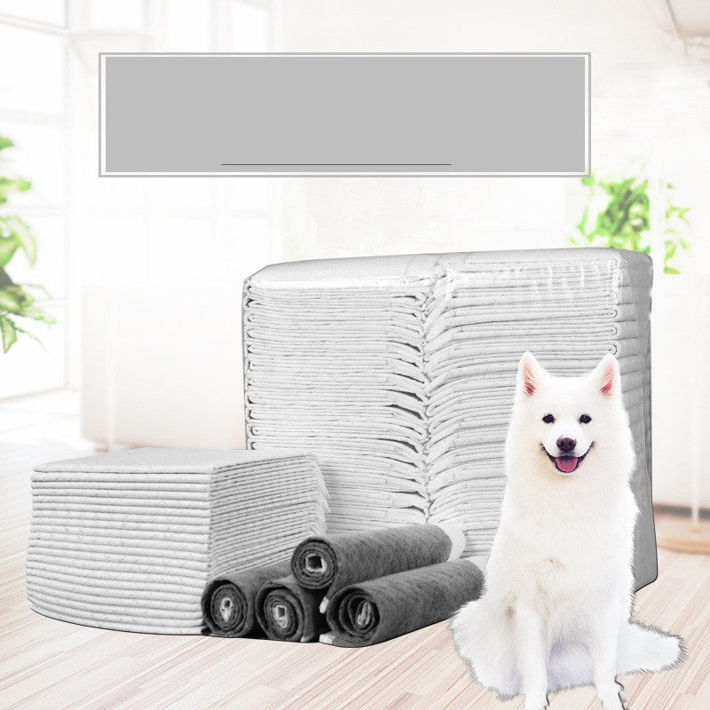 Couche pour animal de compagnie, alèse au charbon de bambou, alèse désodorisante pour chien