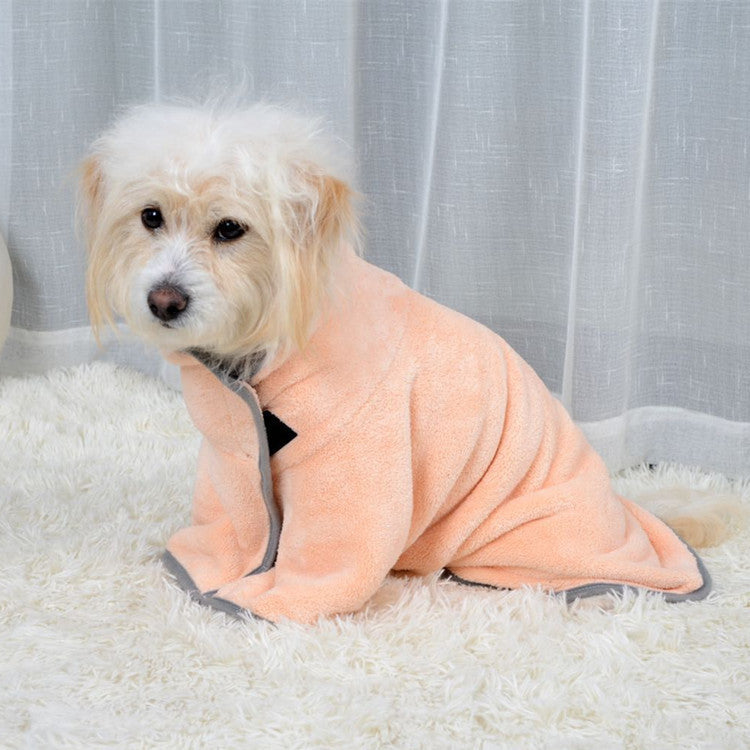 Quick-drying microfiber pet towel for dogs and cats