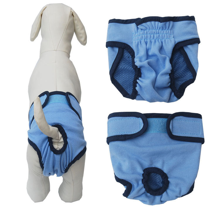 Culotte menstruelle simple à scratch pour animal de compagnie