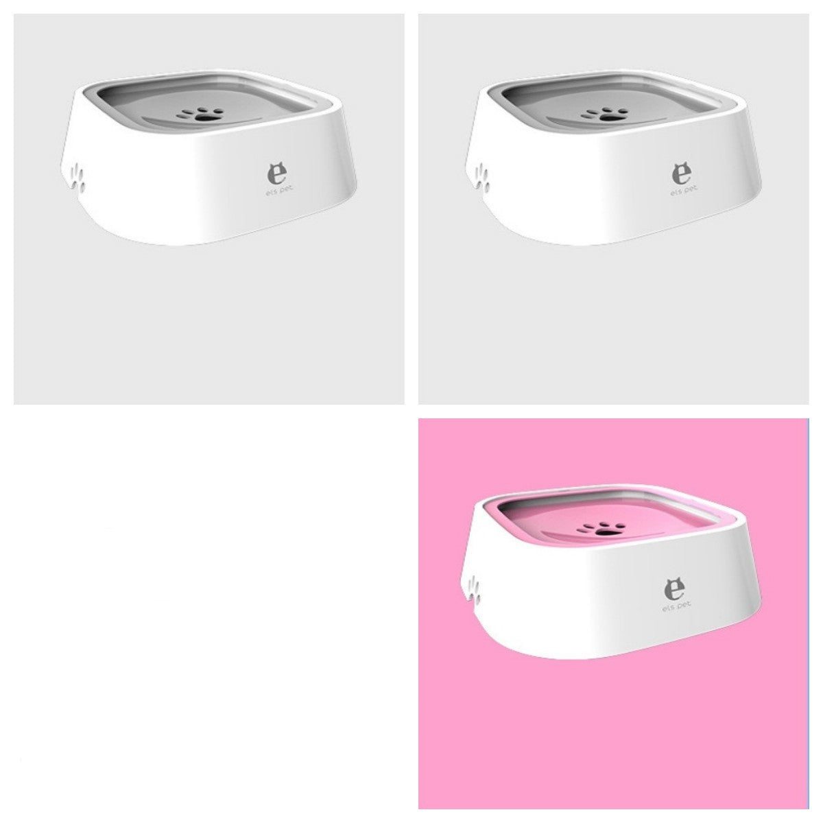 Bol à eau flottant pour chat et chien de 1,5 L, gamelle anti-éclaboussures, abreuvoir lent, fontaine pour animaux de compagnie en ABS et PP, fournitures pour chiens