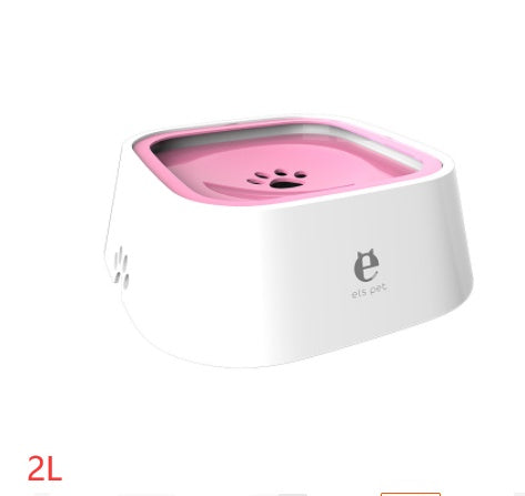 Bol à eau flottant pour chat et chien de 1,5 L, gamelle anti-éclaboussures, abreuvoir lent, fontaine pour animaux de compagnie en ABS et PP, fournitures pour chiens