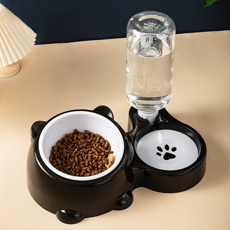 Ensemble gamelles pour chat – Gamelle inclinée à 16 degrés pour chien avec distributeur d'eau, gamelle amovible pour animaux de compagnie, gamelle pour boire et manger pour chien, gamelle amovible pour chats et chiens