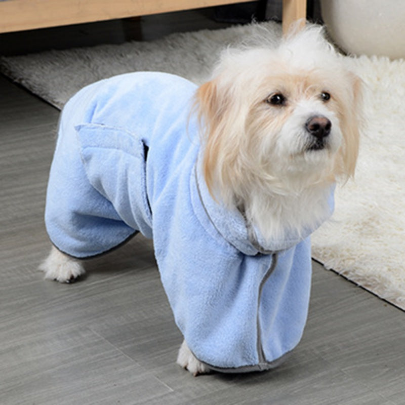 Quick-drying microfiber pet towel for dogs and cats