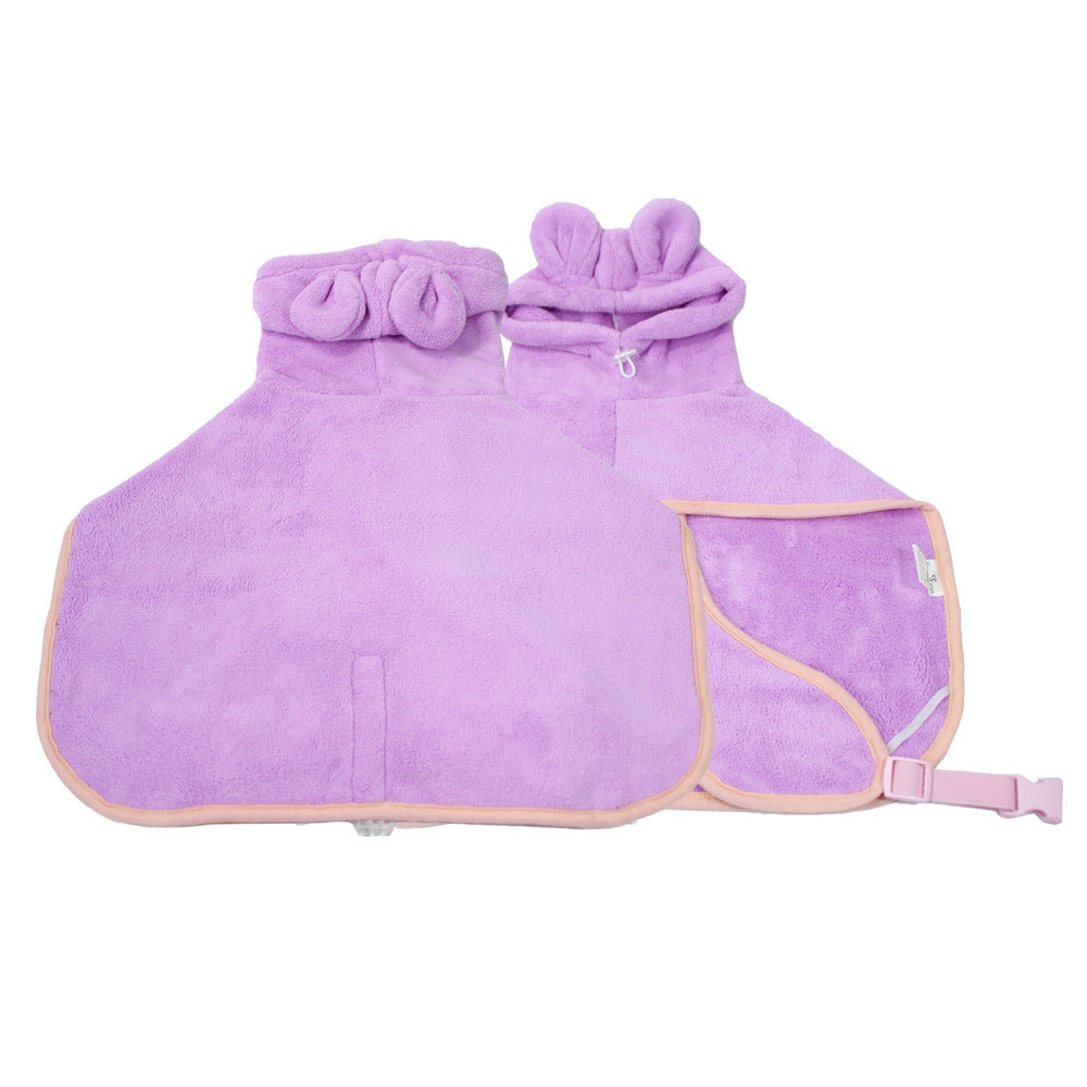 Peignoir pour animaux de compagnie, serviette de bain pour chien super absorbante, serviette de nettoyage de douche, serviette de bain séchante en microfibre pour chiens, serviette à séchage rapide, produits pour animaux de compagnie.