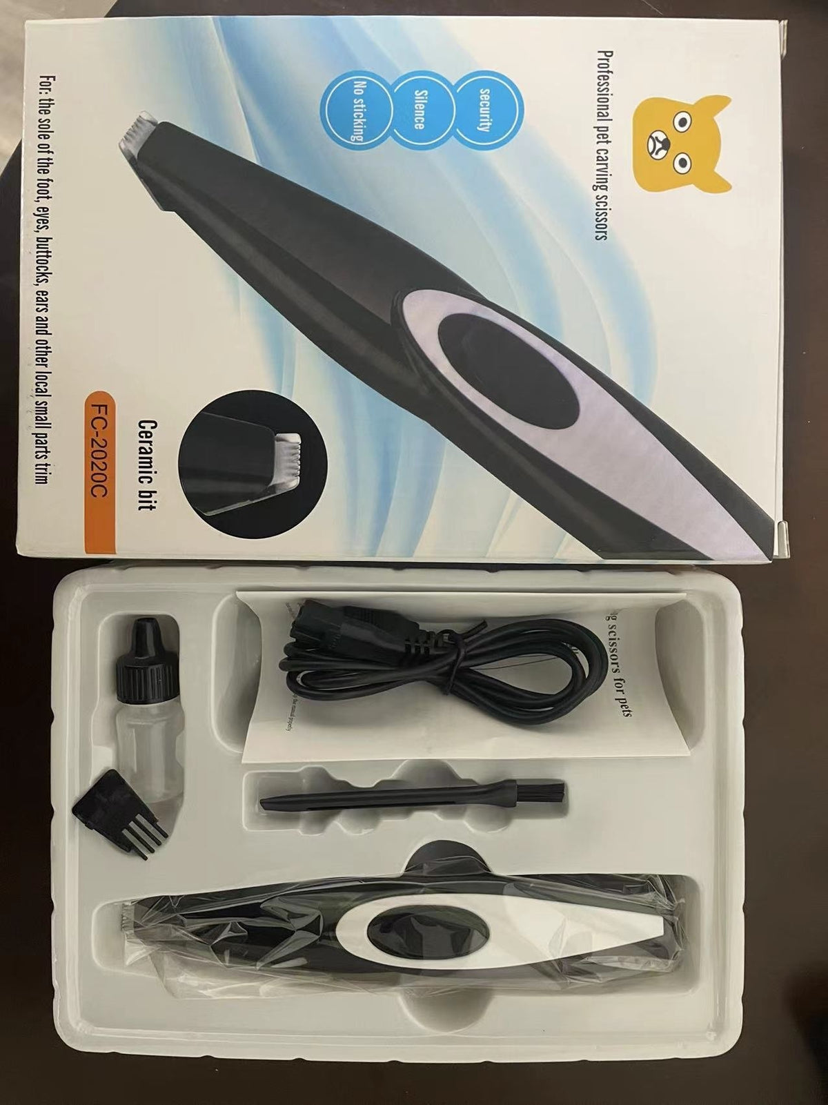 Tondeuse pour animaux, rasoir pour poils d'animaux, tondeuse électrique, rasoir pour animaux