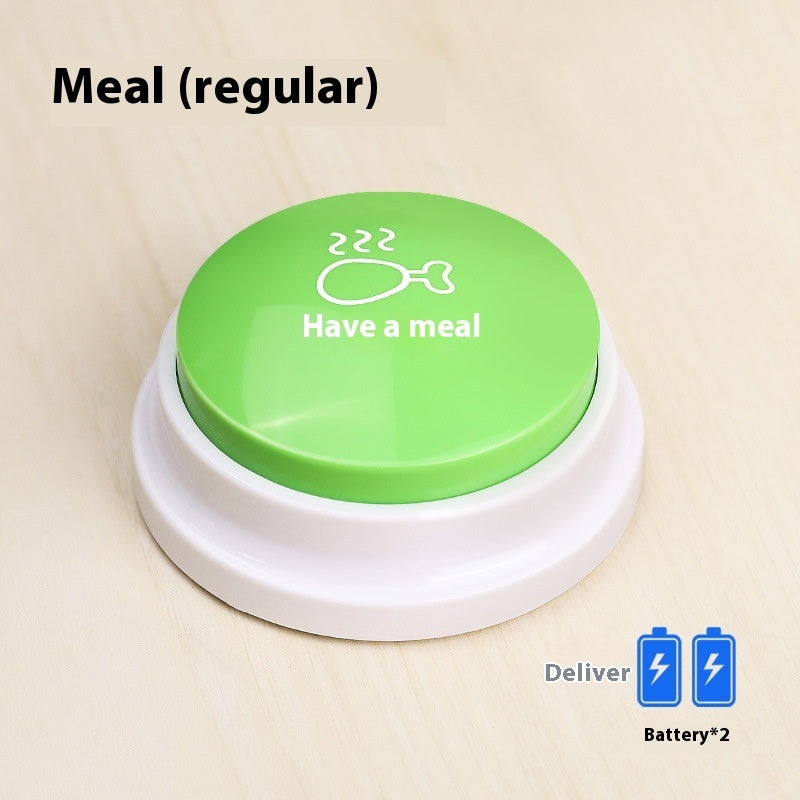 Bouton de communication pour animaux, jouet vocal pour chien