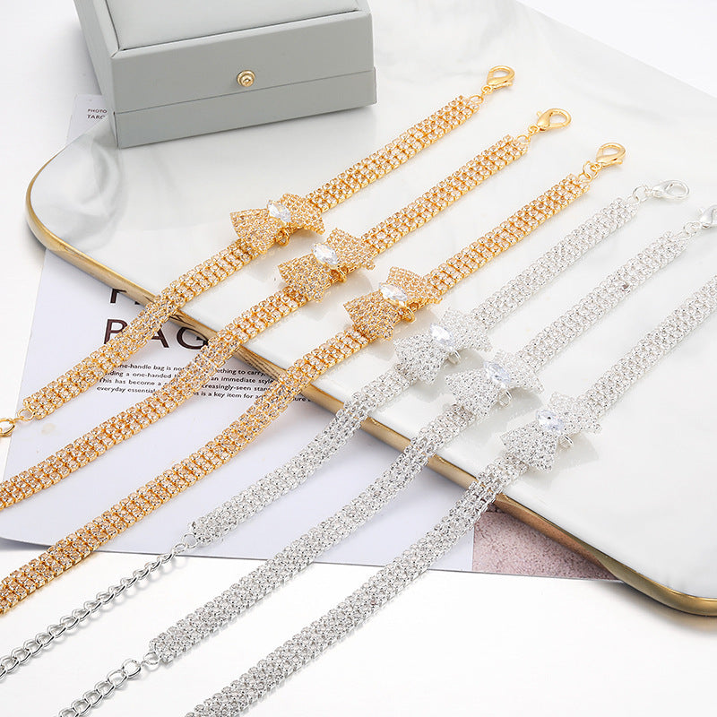 Collier pour animal avec diamant, nœud en cristal réglable pour mariage, collier pour chat et chien, accessoire de décoration pour petit et moyen animal