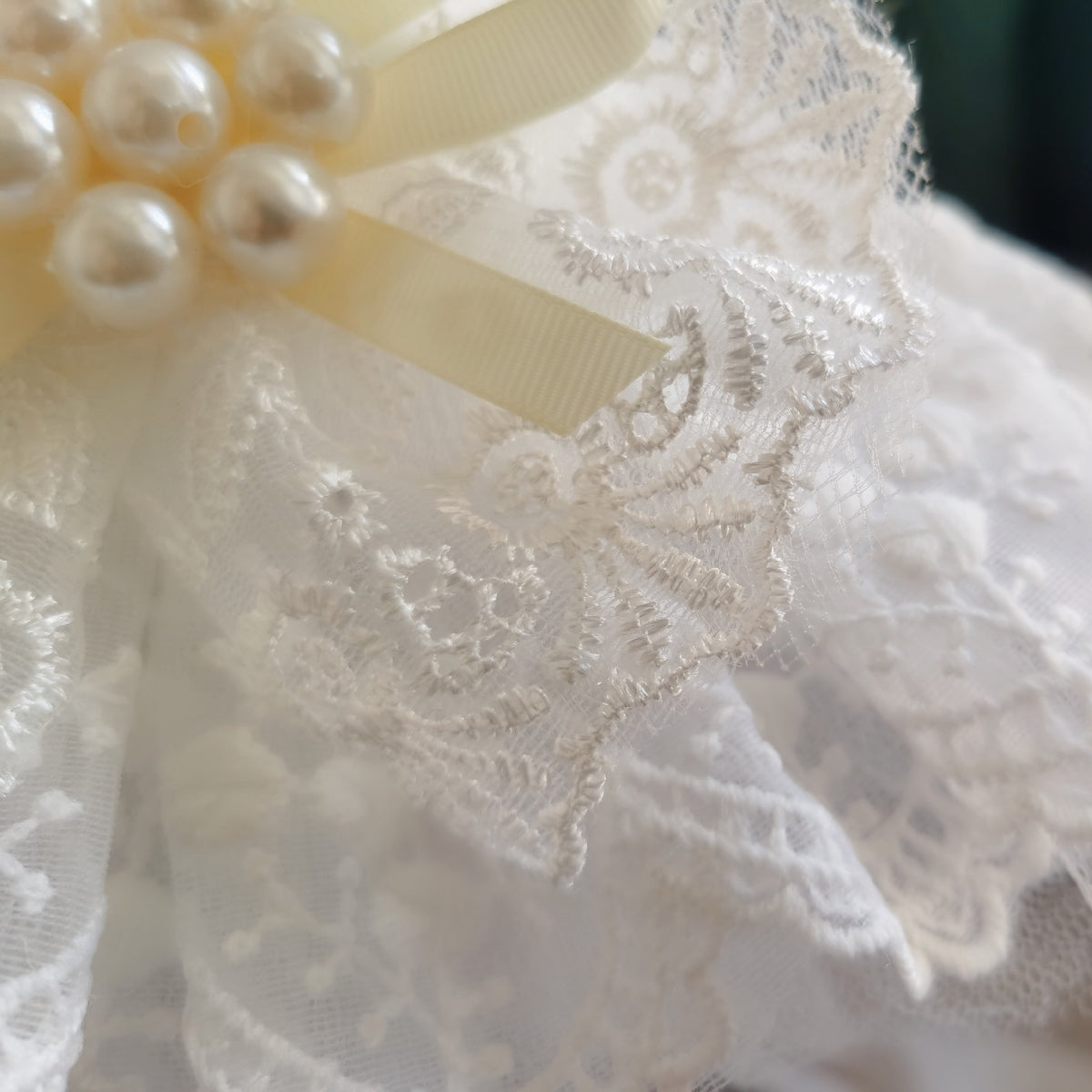 Robe de mariée blanche pour chien