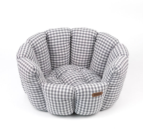 Lit pour animaux de compagnie en plaid pour toutes les saisons