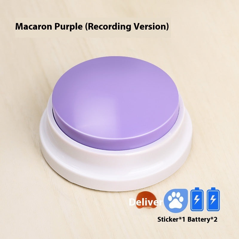 Bouton de communication pour animaux, jouet vocal pour chien