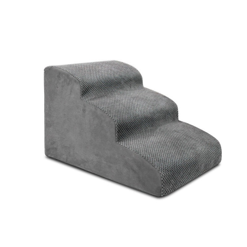 Pet Step Chien Escalier Lit Antidérapant Marches Amovible et Lavable Chaton Petit Chien Canapé de Chevet Fournitures pour Animaux de Compagnie