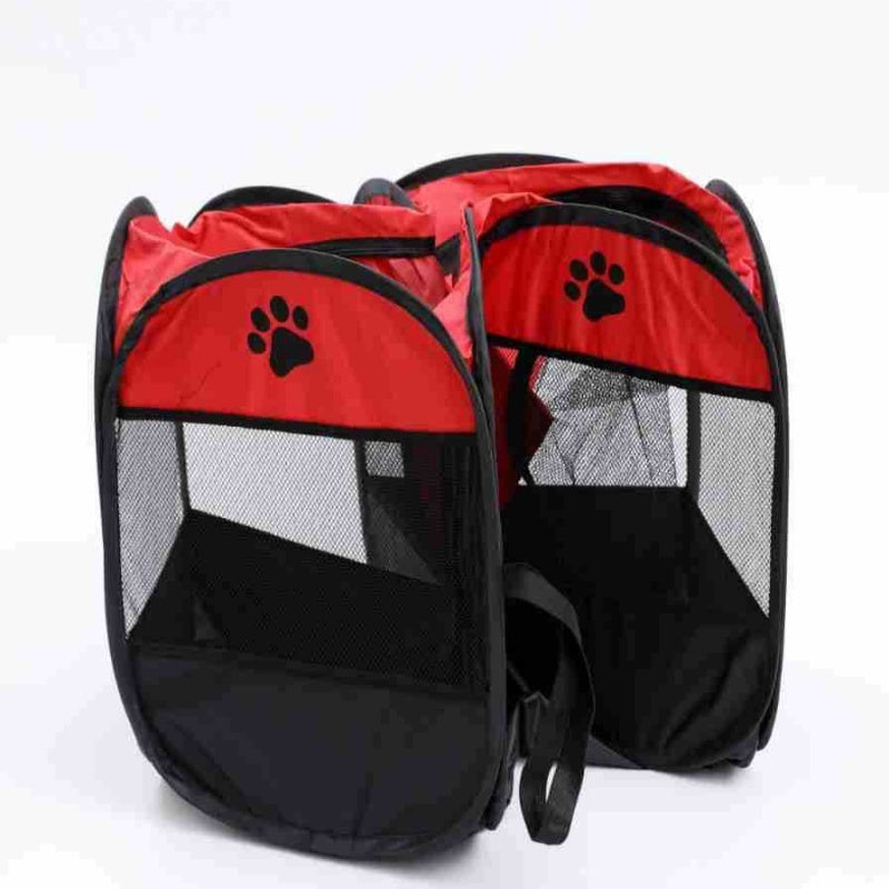 Tente en tissu octogonale pour animaux de compagnie, rangement facile, nid pour chat