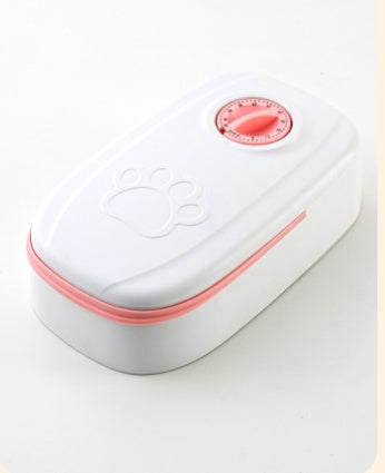 Distributeur automatique de nourriture intelligent pour chats et chiens avec minuterie et bol en acier inoxydable, fournitures pour animaux de compagnie
