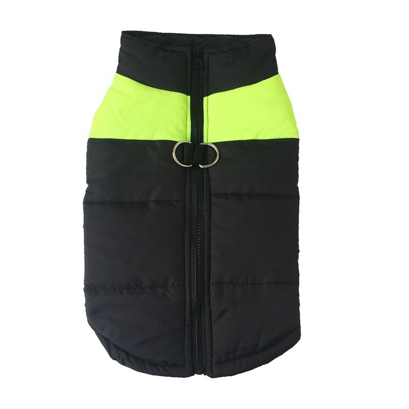Dog Autumn And Winter Vest Teddy Golden Retriever Two-legged Cotton Padded Jacket Thickened Cold And Warm Small And Medium-sized Dog Chest Harness