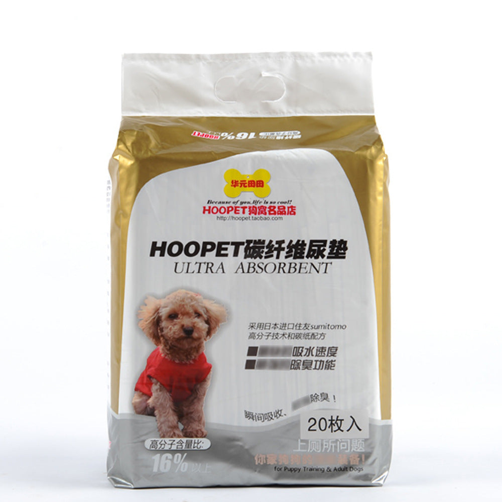 Couches pour animaux domestiques contenant du charbon, absorbantes