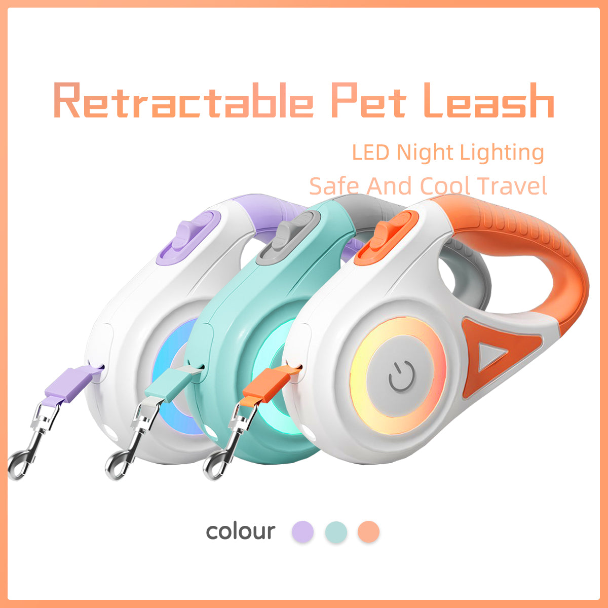 Dog Leash Retractable Leash And Dog Collar Spotlight