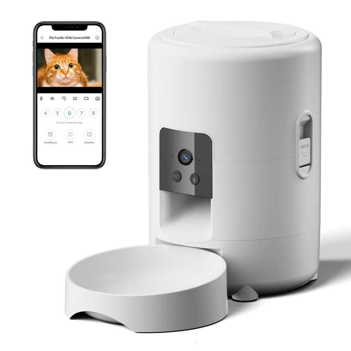 Distributeur automatique pour animaux de compagnie 2L, Wi-Fi avec programmateur, pour chien
