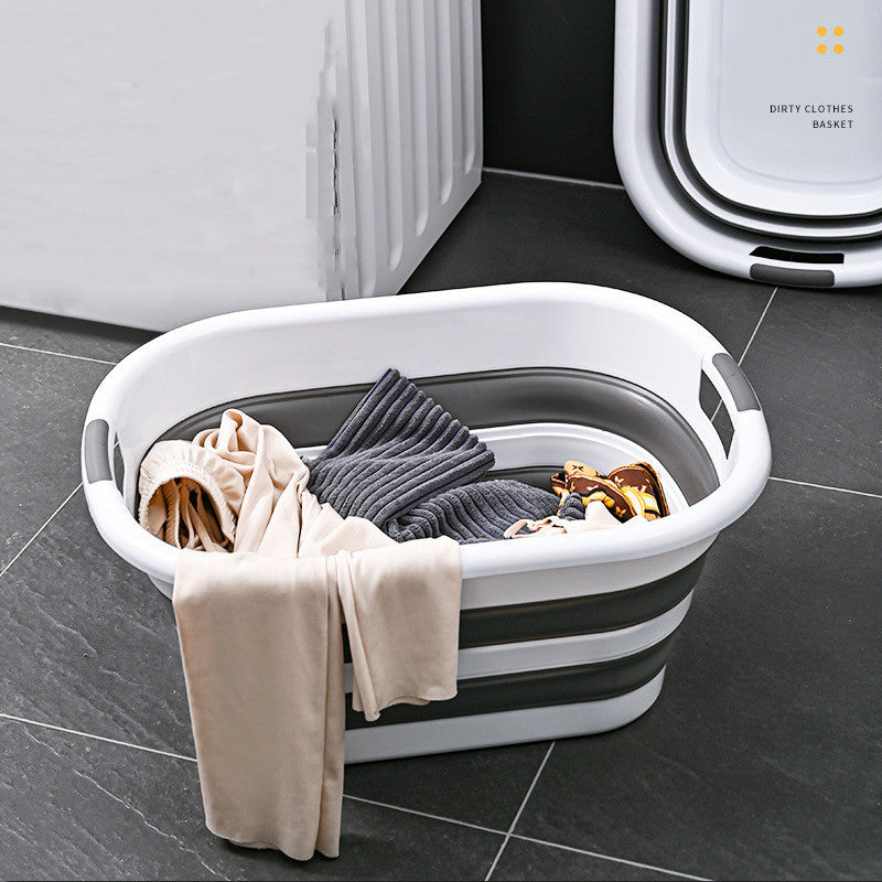 Panier de rangement pour baignoire pliable pour animaux