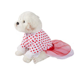 Dog Clothes Pet Polka Dot Breathable Princess Tulle Skirt