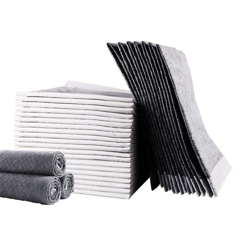 Couche pour animal de compagnie, alèse au charbon de bambou, alèse désodorisante pour chien