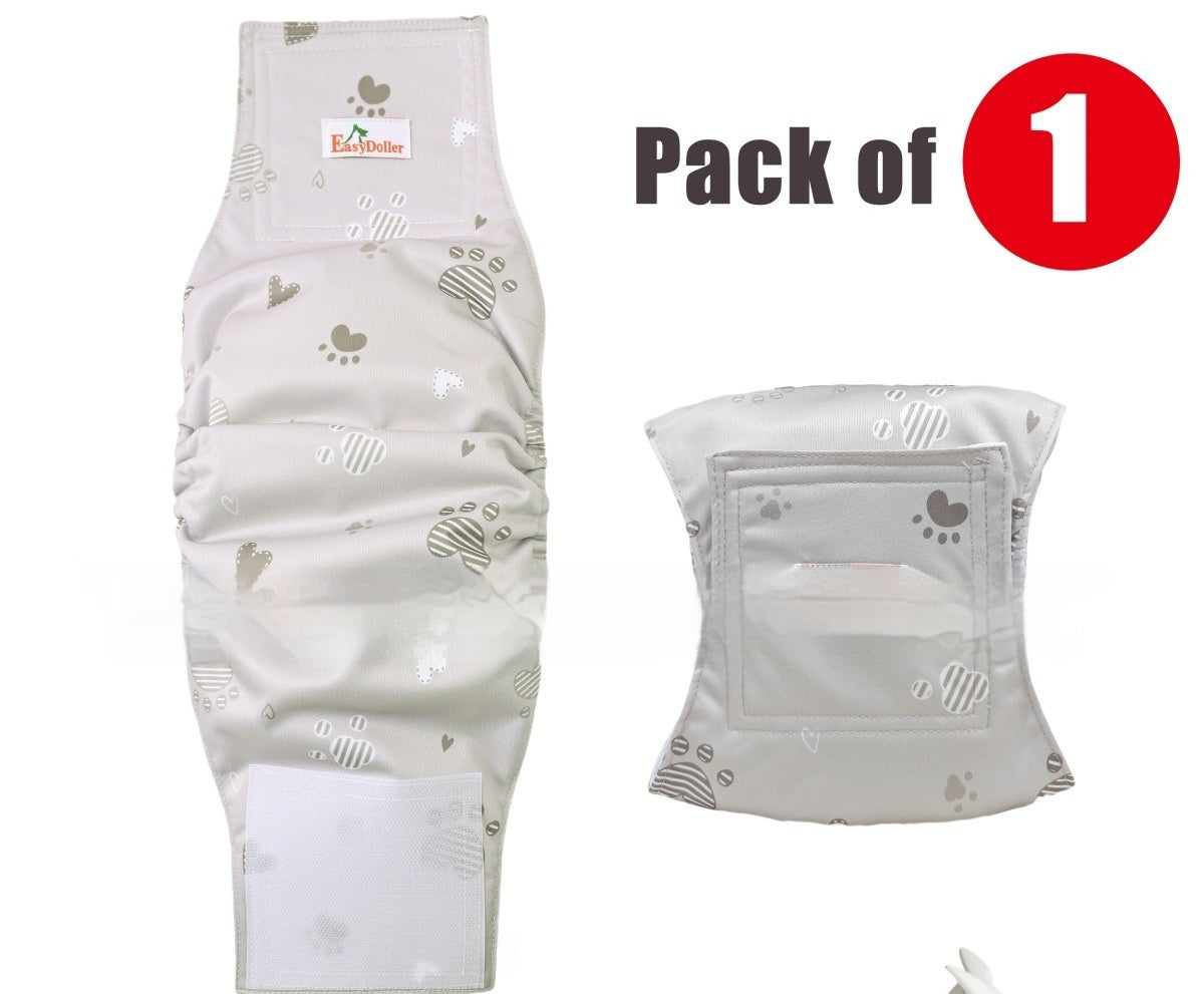Couches lavables physiologiques pour chien