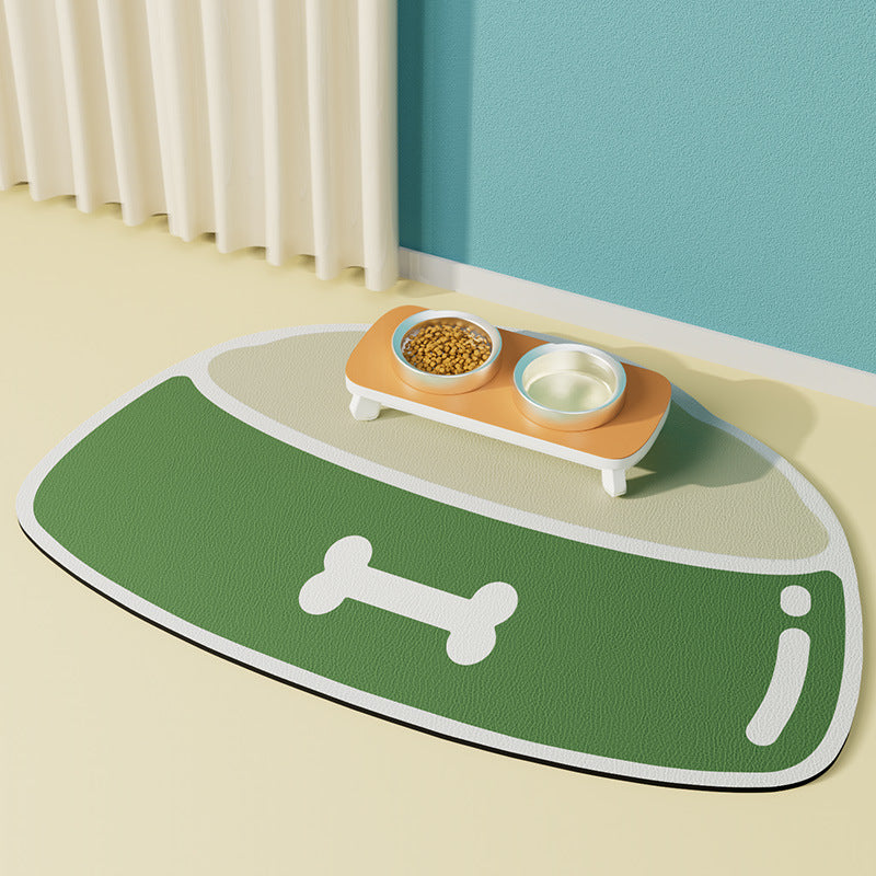 Tapis d'alimentation pour animaux en silicone, antidérapant, imperméable et anti-éclaboussures