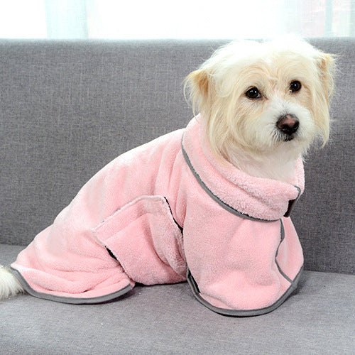 Quick-drying microfiber pet towel for dogs and cats