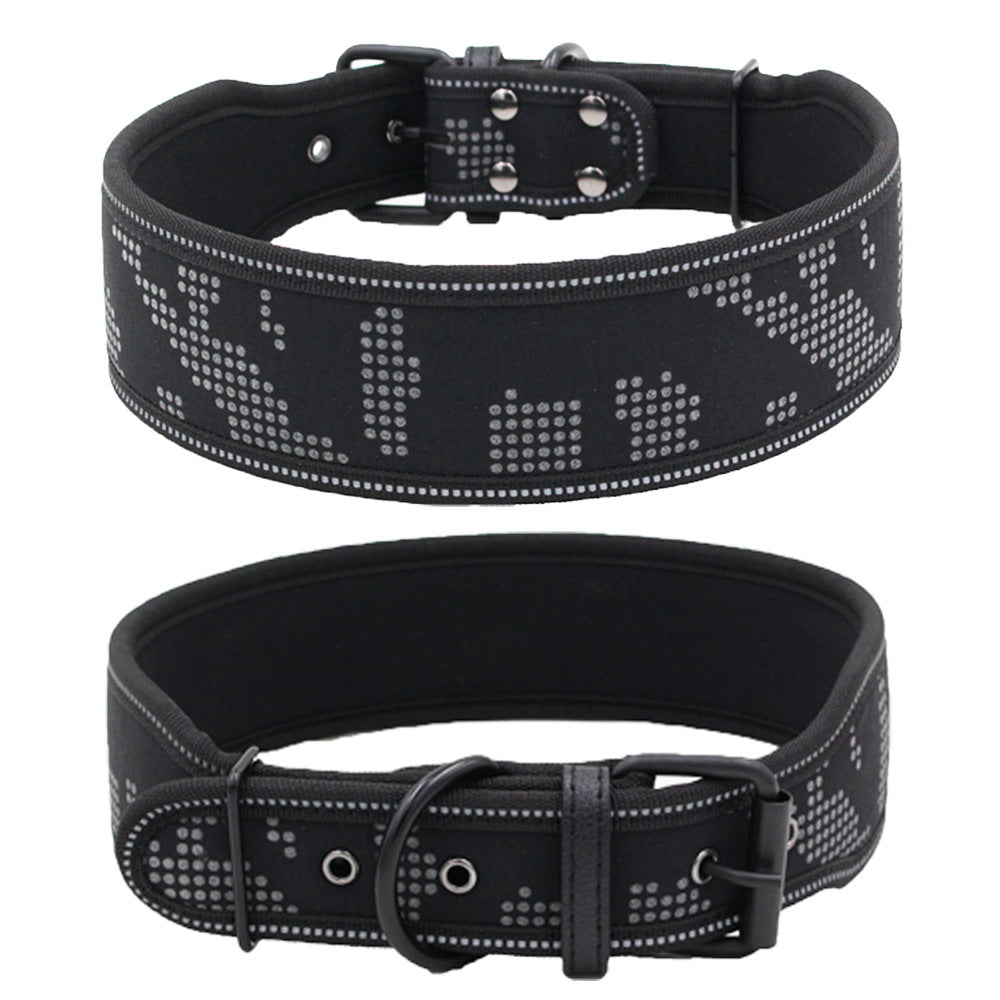 Camouflage Reflective Comfortable Dog Collar Dog Collar