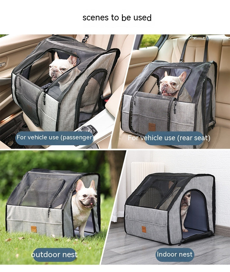Fournitures pour animaux de compagnie, chien, cage, nid, transport portable