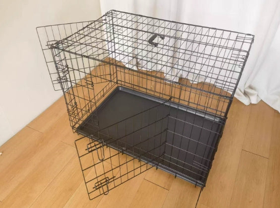 Cage pliable en métal pour chien et chat, modèle robuste