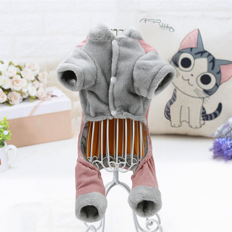 Teddy Bichon Pomeranian Chihuahua Plush Cotton Coat