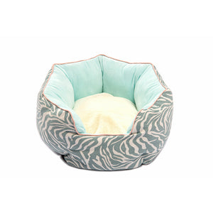 Pet Bed Warm Winter Bed Dog Cat Bed Soft Wool Point Design Pet Nest With Removable Mats Octagonal Shape Kennel Cat Dog Sofa Bed