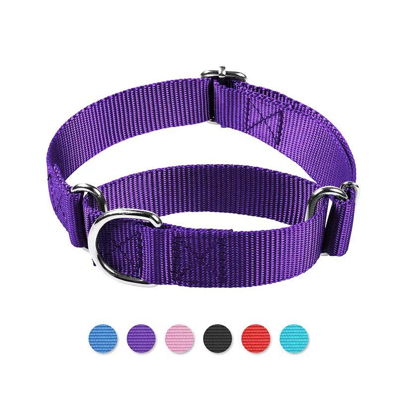 Cat And Dog Collar Adjustable Nylon Explosion-proof Dog Harness Hand Holding Rope Pet Supplies