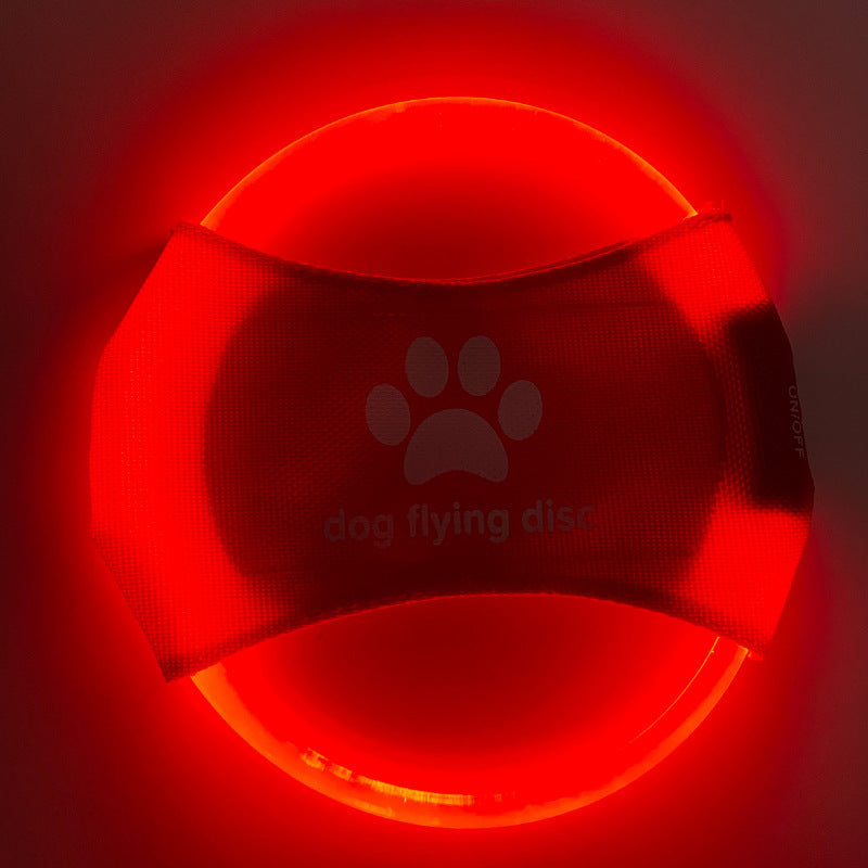 Disques volants lumineux pour chien - Jouets interactifs lumineux à LED pour l'entraînement - Accessoires pour animaux de compagnie