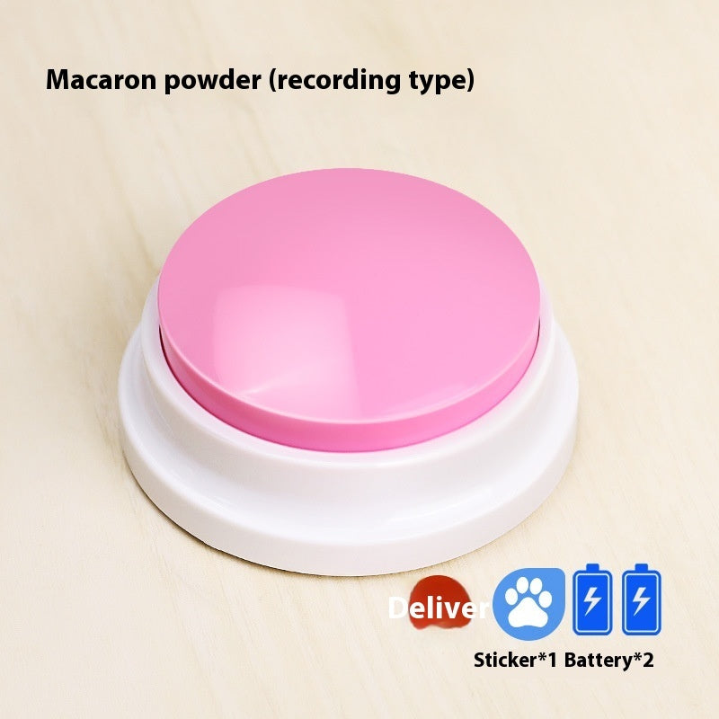 Bouton de communication pour animaux, jouet vocal pour chien