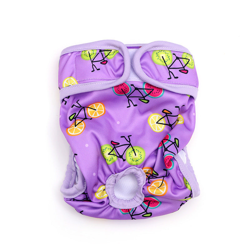 Culottes menstruelles pour animaux à motifs tendance