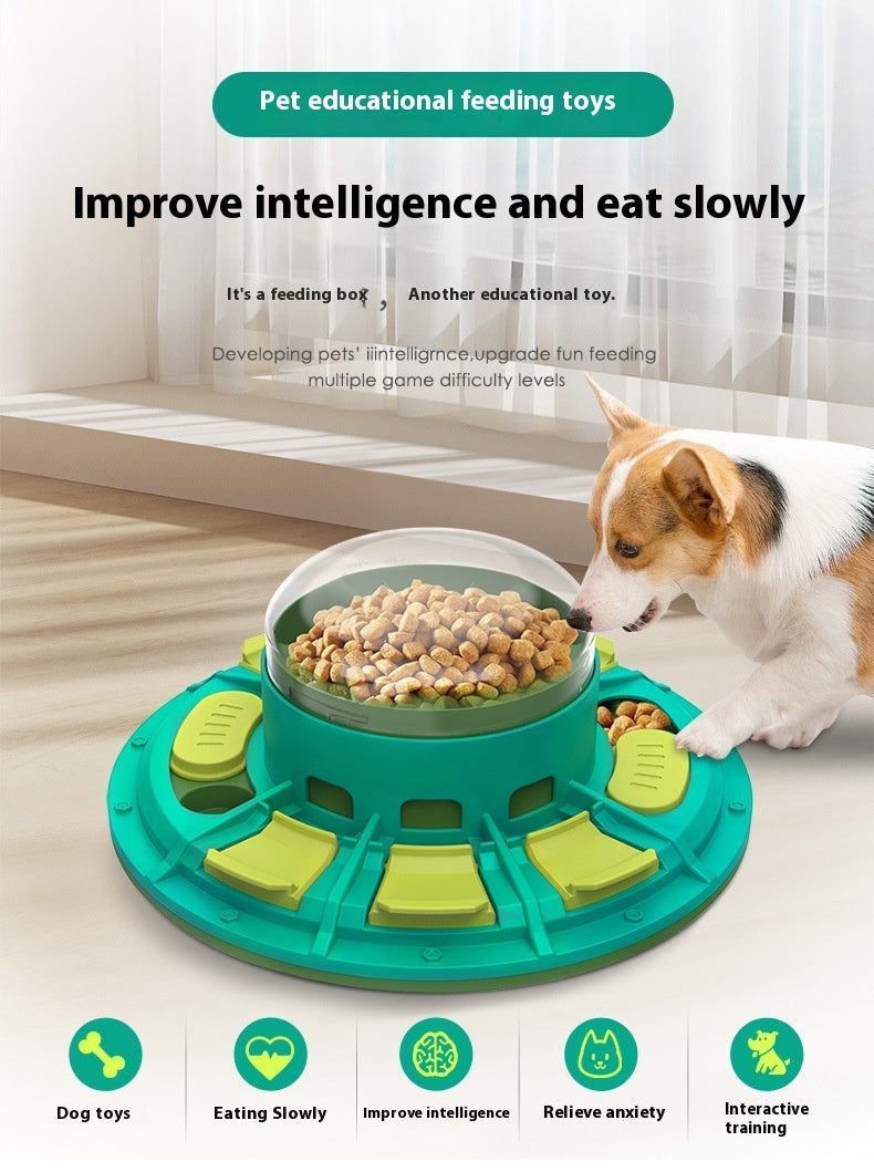 Jouet interactif pour chien, casse-tête pour l'amélioration du QI et alimentation lente, adapté à toutes les tailles d'animaux, régime nutritif, non électrique, en plastique, jeu pour animaux de compagnie, produits pour animaux de compagnie
