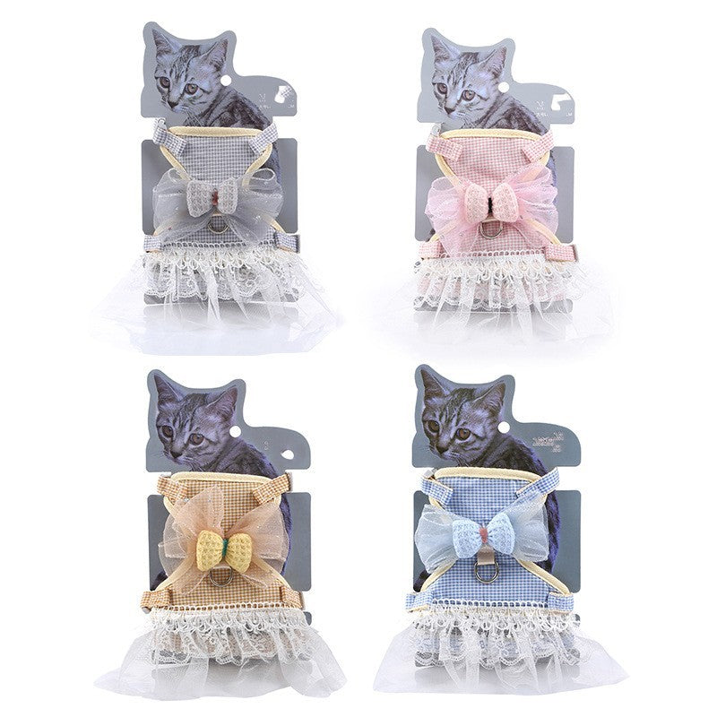 Robe de princesse à nouer pour animal de compagnie