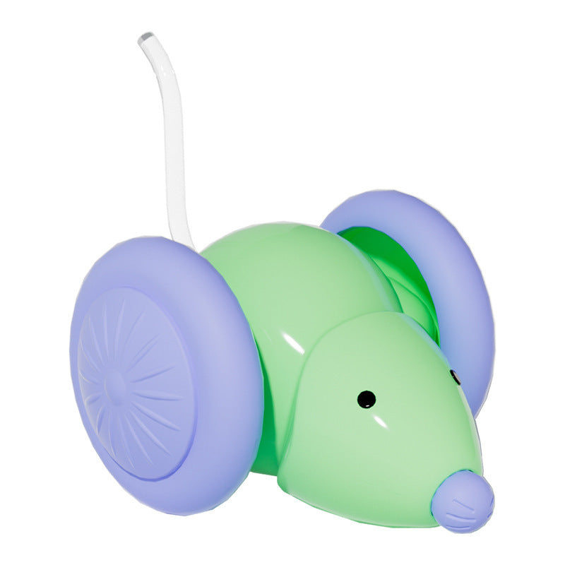 Jouets pour animaux de compagnie Jouet interactif pour chat Voiture de souris électrique - Jouet automatique avec évitement intelligent d'obstacles Produits pour animaux de compagnie