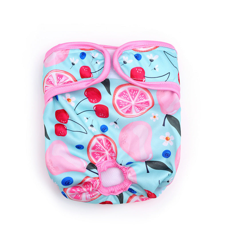 Culottes menstruelles pour animaux à motifs tendance